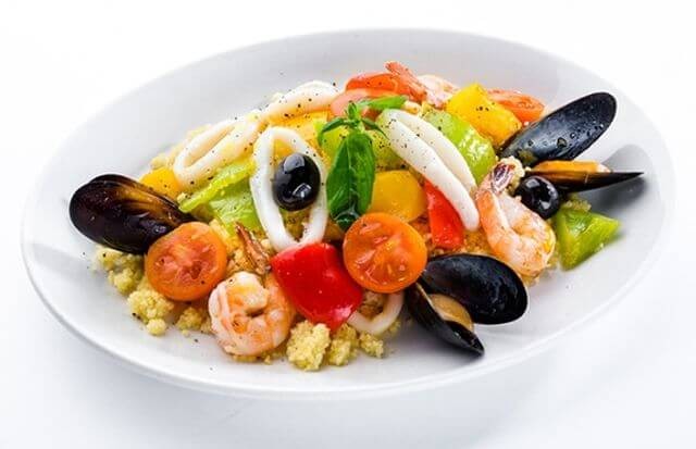 Кус-кус с морепродуктами