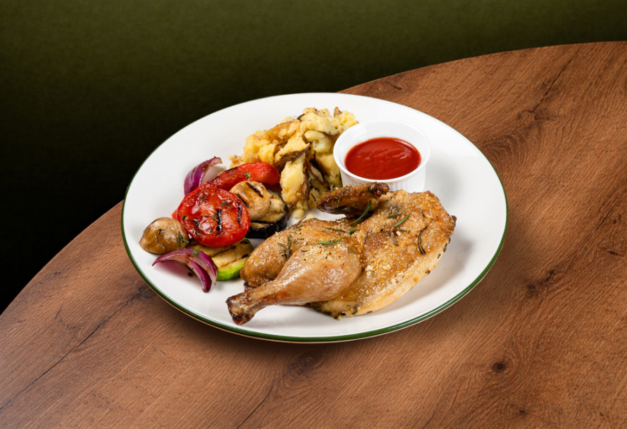 Цыплёнок с пармезаном