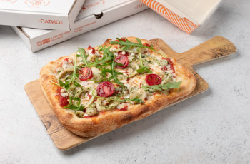 Пиццетта с морепродуктами